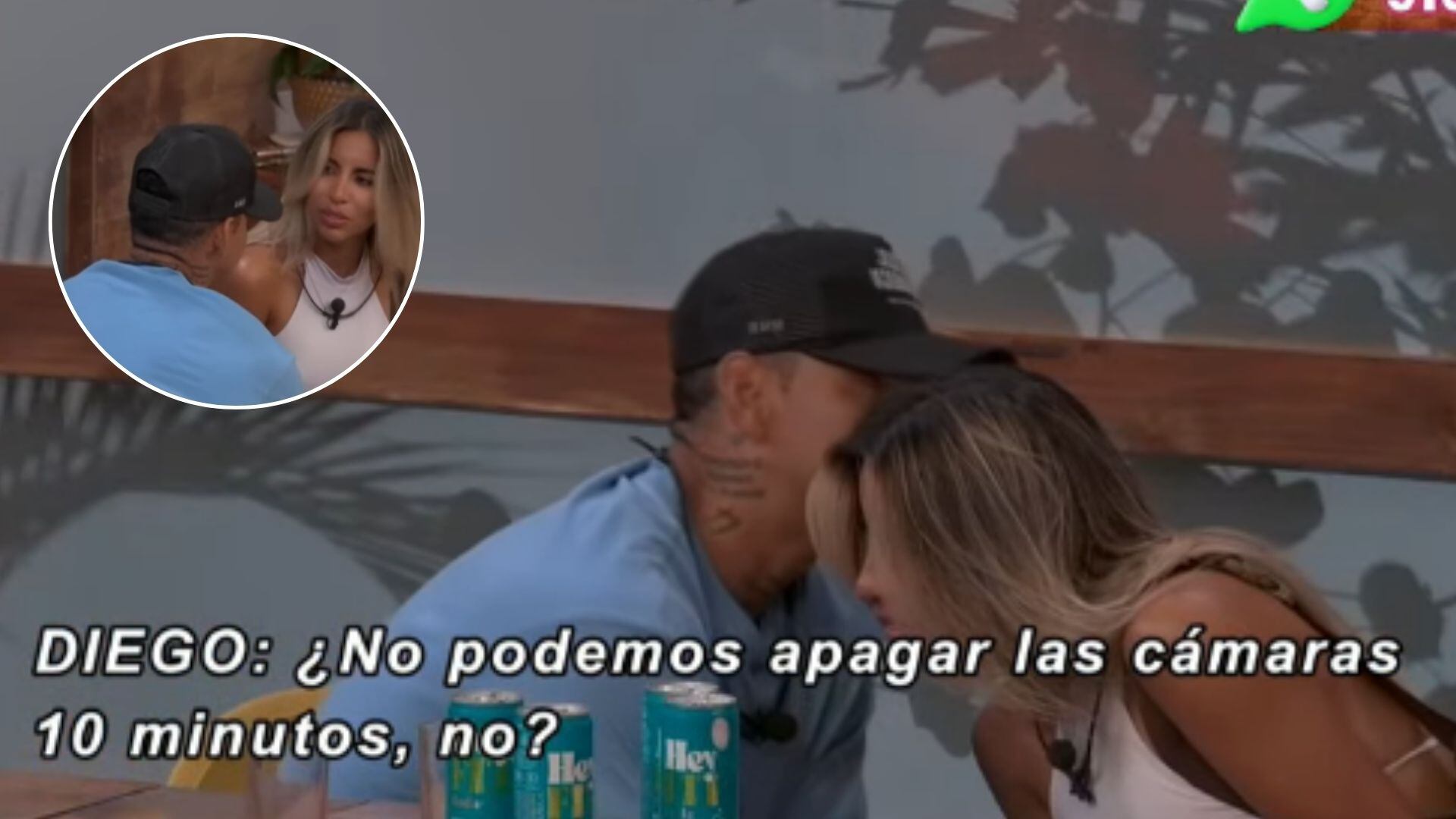 Diego Chávarri y Gabriela Herrera son captados en coqueteos y le hace inapropiada proposición. YouTube: La Granja Vip Perú