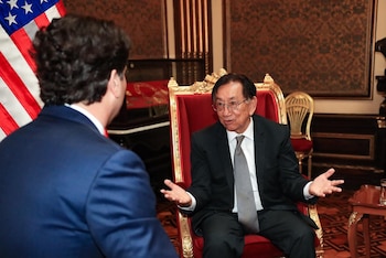 La reunión entre Balcázar y