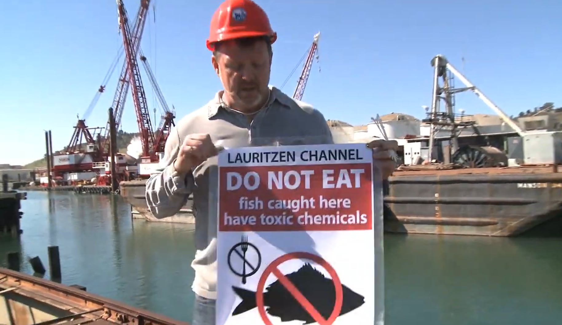 El consumo de peces del canal representa un riesgo de cáncer que supera los límites fijados por los estándares Superfund de la EPA (YouTube/Earth.com)
