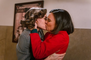 Marta y Fina se reencuentran tras meses separadas: “Ya estoy aquí, mi amor”. (Atresmedia)