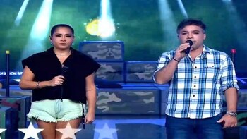 Renzo Schuller y Katia Palma