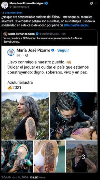 Encontronazo entre María Fernanda Cabal