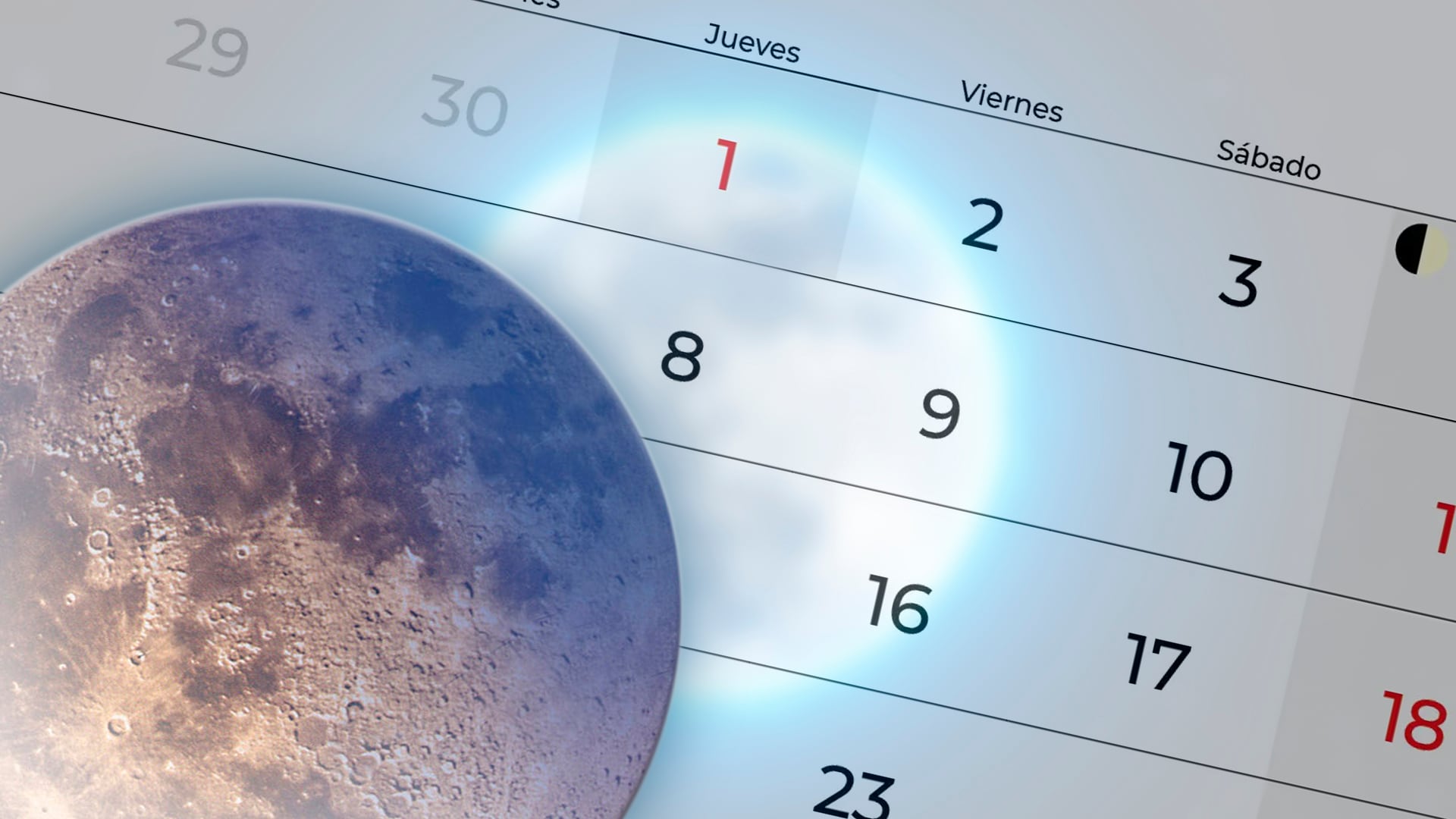 Calendario lunar 2026: fases, eclipses y todo lo que debes saber de este fenómeno mes a mes