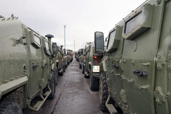 Imagen del despliegue del Ejército