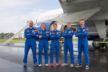 Una imagen de astronautas españoles