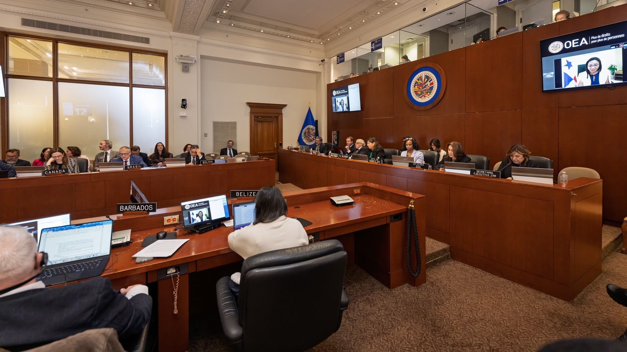 La Asamblea Nacional de Nicaragua impulsó una reforma constitucional para extender los mandatos a siete años y proscribir a rivales políticos. (Foto cortesía OEA)