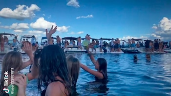 Polémica por fiesta en lago