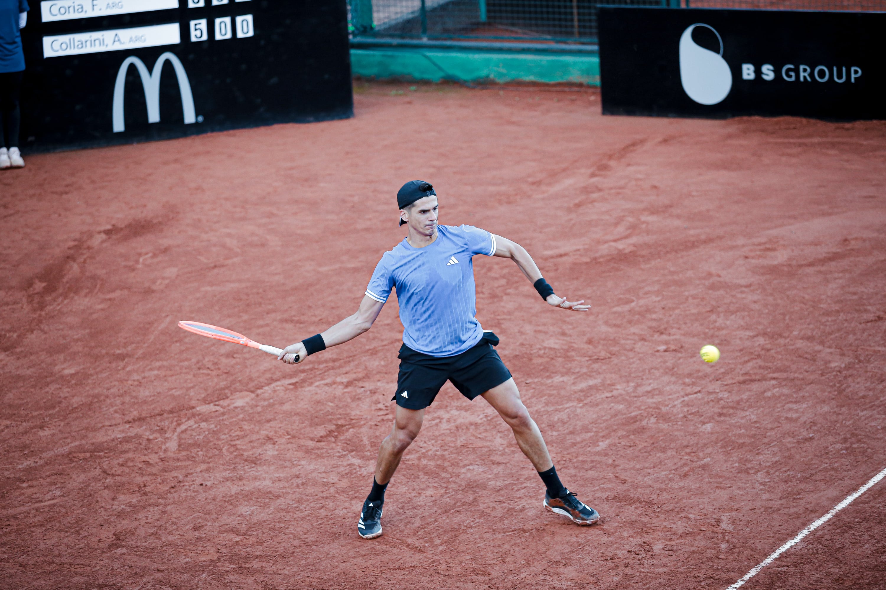 Federico Coria dio otro paso en el Challenger de Tucumán (Crédito: Omar Rasjido / Prensa AAT)