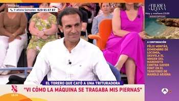 El torero Alberto Álvarez recuerda su accidente tras caer a una trituradora: “Mi cuerpo se quería ir, pero yo no”