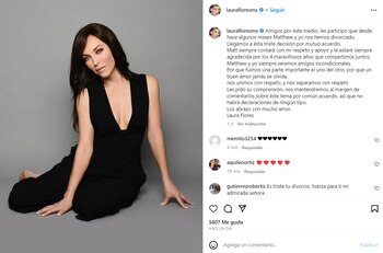 Así anunció la actriz su