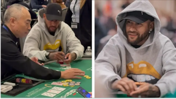 Polémica en Brasil: la imagen de Neymar en un torneo de póker que se volvió viral y generó una ola de críticas