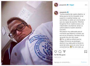 Le mensaje de Paula Pareto