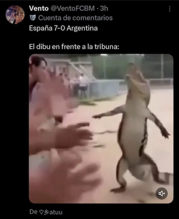Meme España - Argentina