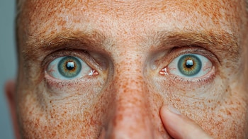 Las pecas grandes o irregulares