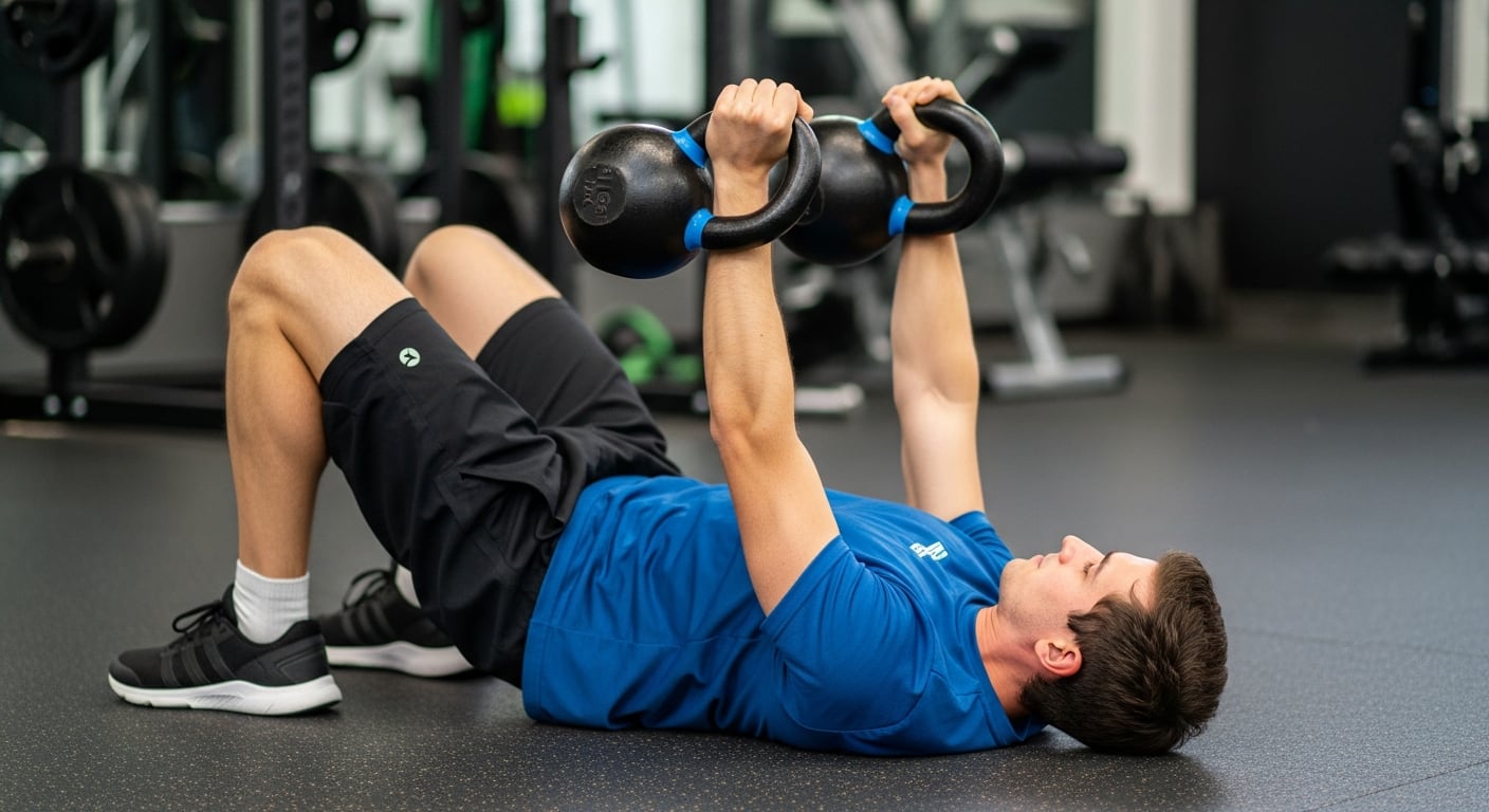 La versatilidad de las pesas rusas permite entrenar diferentes grupos musculares al mismo tiempo. (Imagen Ilustrativa Infobae)