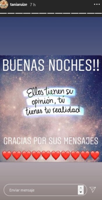 (Foto: Instagram de Tania Ruiz)