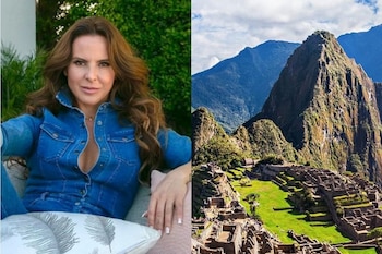 Kate del Castillo habló sobre su experiencia de grabar en Perú. (Foto: Composición)