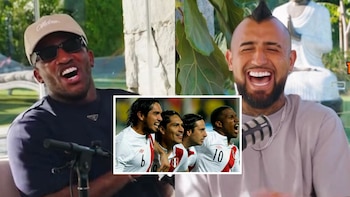 Arturo Vidal y Jefferson Farfán