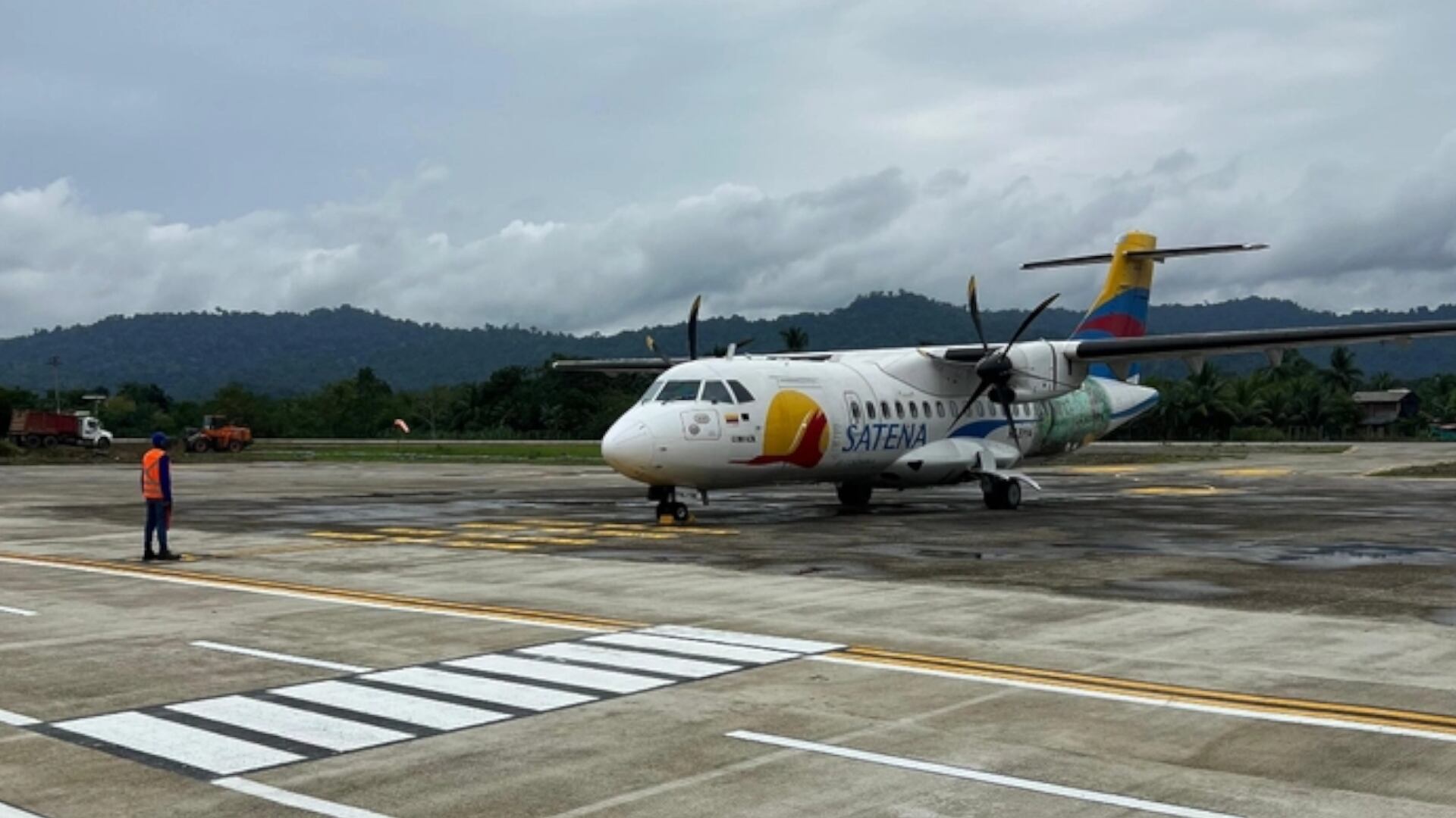 Aeropuerto de Tibú (Norte de Santander) comienza a operar esta semana. (Crédito: Presidencia de la República)