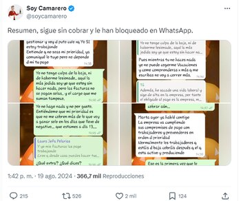 Última polémica de 'Soy Camarero'