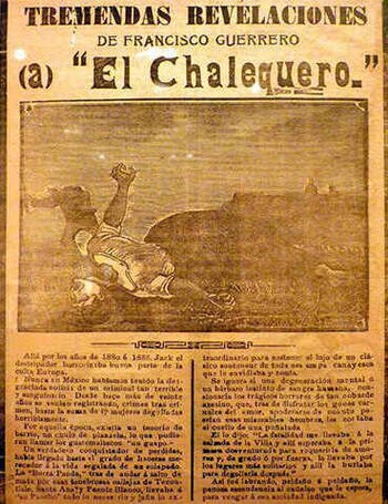 Francisco Guerrero Pérez El Chalequero (Foto: Facebook@CriminologiaCriminalistica)