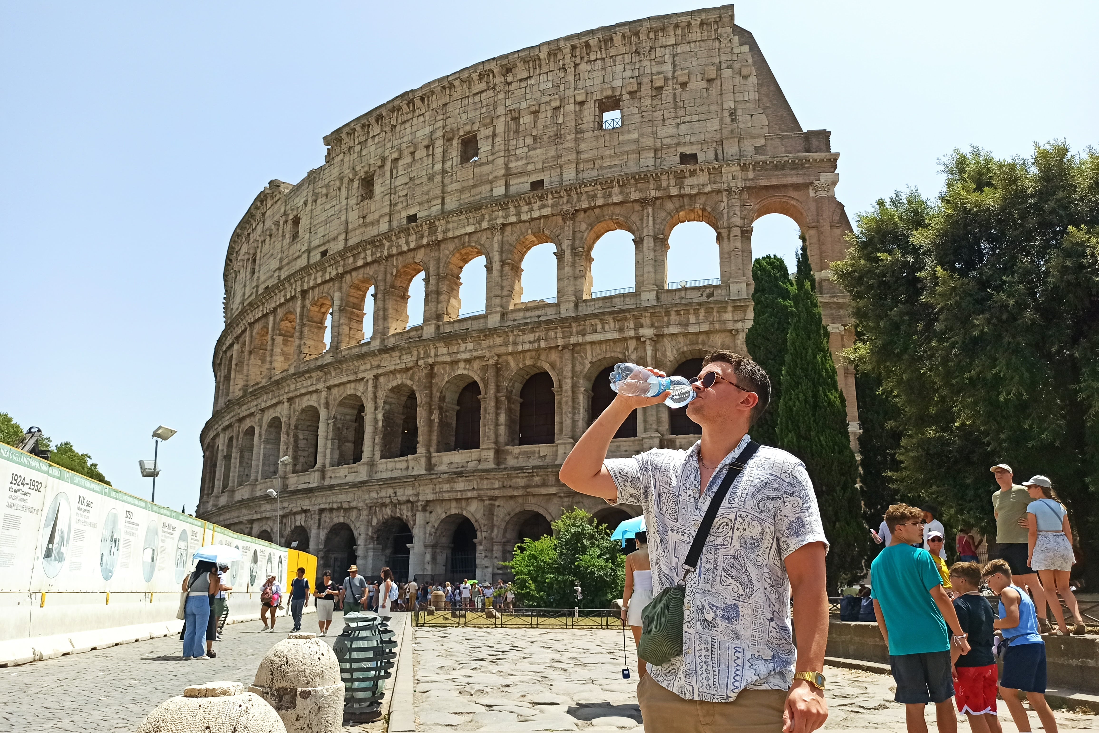 Italia activa alerta roja en 27 ciudades por una ola de calor cercana a los 40℃