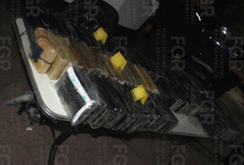 Capturan a dos personas con más de 100 kilos de cocaína en Tamaulipas