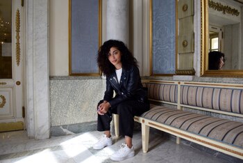 La actriz Mina El Hammani,