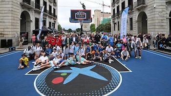 Santander disfruta con el Circuito 3x3 CaixaBank