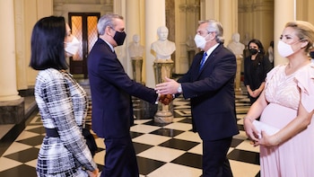 El presidente Alberto Fernández con