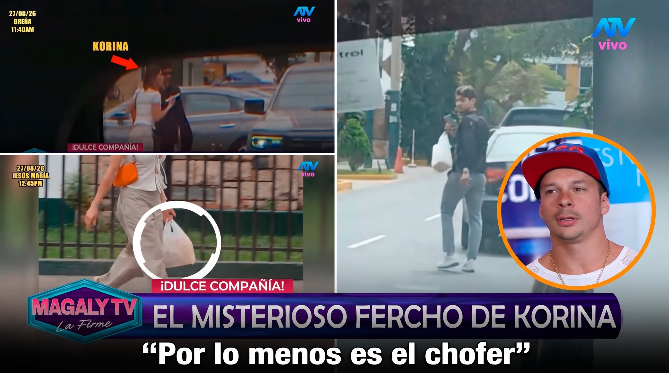 Korina Rivadeneira es captada con acompañante que maneja la camioneta vinculada a Mario Hart tras trámites y menú al paso