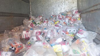 Despensas del CJNG en Michoacán