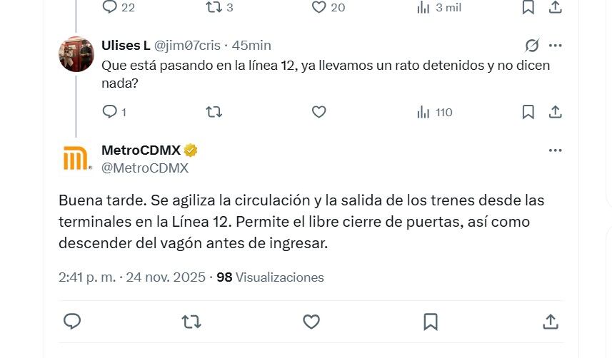 (X/ @MetroCDMX)