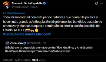 Abelardo de la Espriella exige