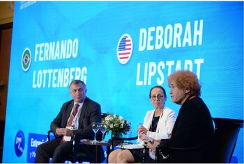 Fernando Lottenberg y Deborah Lipstadt