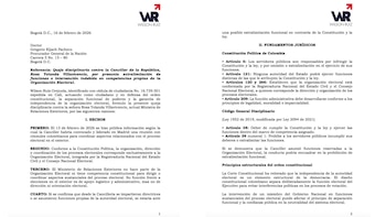 Ruiz Orejuela denunció a la