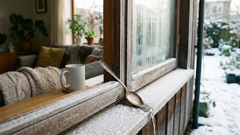 El truco de la cuchara en la ventana: qué significa y por qué lo recomienda, según la IA