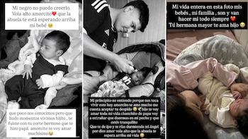 La despedida del padre del bebé de 10 días en un choque en Punta Lara