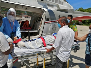 La doctora tuvo que ser