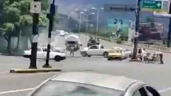 Balacera en Tepic Nayarit (Foto: Captura de pantalla)