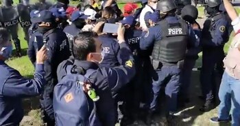 Durante la represión, fueron detenidas
