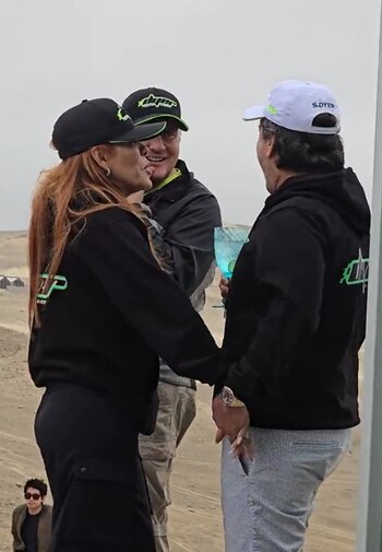 Magaly Medina y Alfredo Zambrano.