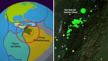 El movimiento de las placas tectónicas expulsa la energía que genera los movimientos telúrico - crédito @serviciogeologicocolombiano/IG