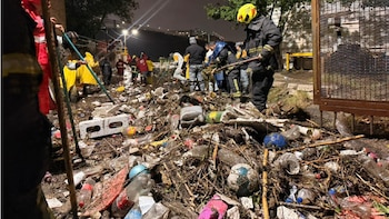 Basura presa El Ángulo Cuautitlán Izcalli Edomex