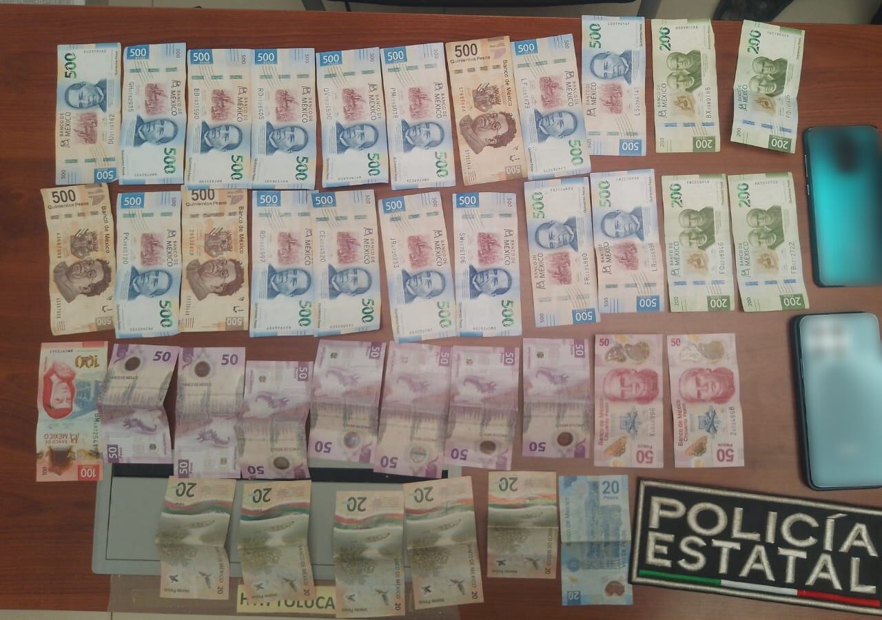 El dinero que llevaban los ahora detenidos (SSEM)