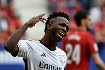 Vinicius Junior celebra tras anotar