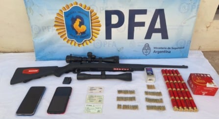 Las armas secuestradas