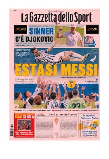 Victoria selección argentina portadas mundo