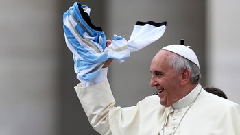 El papa Francisco tomó una
