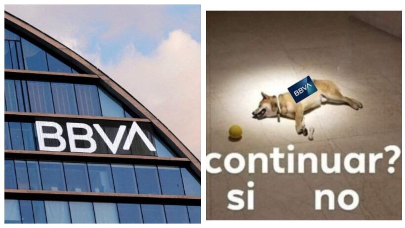 Usuarios en las redes sociales tomaron con humor los falso que presentó la app de BBVA. Crédito: REUTERS/X